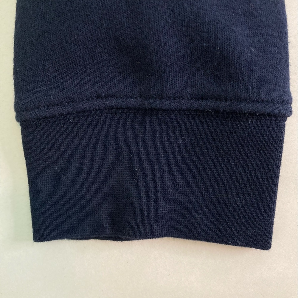 Talbots Embroidered Snowflake Mockneck Navy Sweatshirt (Size‎ XS) - Picture 5 of 8